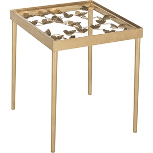 image:imageSafavieh FOX2594A Home Collection Rosalia Butterfly Side Table Antique Gold