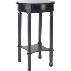 image:imageSafavieh Home Collection Tinsley Greige Bottom Shelf Round Accent Table ACC5717A 158 W x 158 L x 26 HBlack