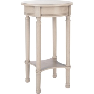 image:imageSafavieh Home Collection Tinsley Greige Bottom Shelf Round Accent Table ACC5717A 158 W x 158 L x 26 HGreige