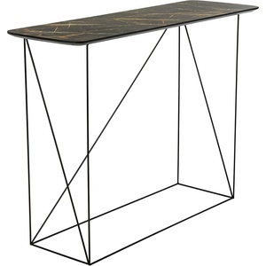 image:imageSafavieh Home Rylee Dark Grey and Black Console TableDark Grey Brown  Black