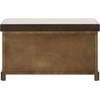 image:imageSAFAVIEH Furniture  Freddy 2Basket Storage Bench  Brown  Solid Wood  Coastal Basket Storage Design  Ideal for Entryway Living Room Hallway 18 Seat Height  Fully Assembled AMH5736ADark Chocolate