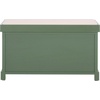 image:imageSAFAVIEH Furniture  Freddy 2Basket Storage Bench  Brown  Solid Wood  Coastal Basket Storage Design  Ideal for Entryway Living Room Hallway 18 Seat Height  Fully Assembled AMH5736ADusty Green