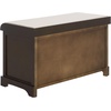 image:imageSAFAVIEH Furniture  Freddy 2Basket Storage Bench  Brown  Solid Wood  Coastal Basket Storage Design  Ideal for Entryway Living Room Hallway 18 Seat Height  Fully Assembled AMH5736ADark Chocolate