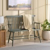 image:imageSAFAVIEH Home Collection  Eton Khaki Solid Wood Bench Farmhouse Spindle Back Indoor Seating for Entryway or Dining BCH3300CDark Green