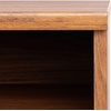 image:imageSAFAVIEH Aurelio TV Stand for up to 55 Flatscreen  Walnut Brown 1 Sliding Door with Interior Storage and Open Shelves Entertainment Media Console MED9600AWalnut