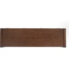 image:imageSAFAVIEH Couture Collection  Tyrell Natural Brown Wood Storage Bench Modern OpenBase Design Fully Assembled SFV4257AWalnut