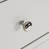 image:imageSAFAVIEH Couture Collection  Zack Grey 6Drawer Wood Dresser with Silver Accents Modern Storage Chest DUP1004JGreySilver