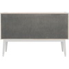 image:imageSAFAVIEH Couture Collection  Zack Grey 6Drawer Wood Dresser with Silver Accents Modern Storage Chest DUP1004JGreySilver