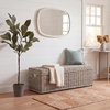 image:imageSAFAVIEH Furniture  Caius Rattan Trunk  Grey  Rattan  Coastal Woven Design  Ideal for Living Room Entryway Bedroom 63 W x 181 D x 187 H  Fully Assembled SEA7017A