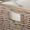 image:imageSAFAVIEH Furniture  Caius Rattan Trunk  Grey  Rattan  Coastal Woven Design  Ideal for Living Room Entryway Bedroom 63 W x 181 D x 187 H  Fully Assembled SEA7017A