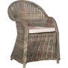 image:imageSAFAVIEH Furniture  Zane Club Chair  173 Seat Height  Grey  Rattan  Coastal Woven Design  Ideal for Living Room Sunroom Bedroom  Fully Assembled SEA7006A