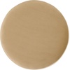 image:imageSAFAVIEH Home Collection Naref Chocolate Brown Velvet Round Cocktail OttomanTan