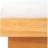 image:imageSAFAVIEH Home Collection Tarilynn Cream LinenNatural Solid Wood Ottoman Foot Stool TableCreamNatural