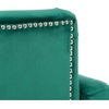 image:imageSafavieh Home Colin Blush Pink Velvet and White Washed Tufted Club ChairEmerald  Espresso