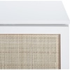 image:imageSafavieh Home Collection Zadie Coastal BlackNatural Rattan 3Door Storage SideboardWhiteGold