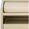 image:imageSafavieh Home Percy 31inch Rustic Oak and Beige Storage BenchWhite Washed  Beige