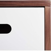 image:imageSafavieh Home Shiloh MidCentury Modern White and Walnut TV Media StandWhite  Walnut