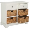image:imageSAFAVIEH Furniture  Herman 2Drawer Storage Unit  White Washed  Solid Wood  Classic Storage Design  Ideal for Living Room Entryway Home Office 29W x 13D x 275H  Fully Assembled AMH5702GDistressed Cream