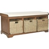 image:imageSAFAVIEH Furniture  Lonan Storage Bench  Grey  Solid Wood  Farmhouse LiftTop Design  Ideal for Entryway Living Room Hallway 18 Seat Height AMH5733ABrown