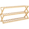 image:imageSAFAVIEH Home Collection Home Collection Acheta Natural Bamboo 3Tier Shoe Storage Shelf