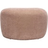 image:imageSAFAVIEH Home Collection Regut Peach Linen Ottoman Fully AssembledPeach