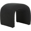 image:imageSafavieh Home Collection Kibo Modern Waterfall Sea Blue Velvet Ottoman Fully AssembledBlack