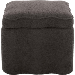 image:imageSAFAVIEH Furniture  Emmie Square Storage Ottoman  Cream Upholstered with Hidden Storage  Modern Accent Footrest for Living Room Bedroom amp Entryway 202 W x 202 D x 183 H OTT3405ABrown