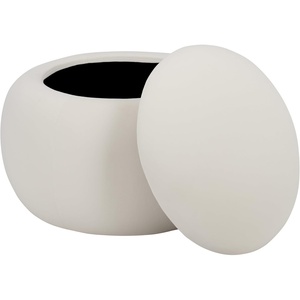image:imageSAFAVIEH Furniture  Siara Round Storage Ottoman  Cream Upholstered with Hidden Storage  Modern Footrest Stool for Living Room Bedroom amp Entryway 242 W x 242 D x 17 H OTT3404ACreme