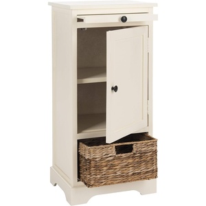 image:imageSafavieh American Homes Collection Raven Vintage Grey Tall Storage UnitDistressed Cream
