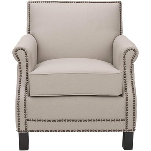 image:imageSafavieh Mercer Collection Charles Beige Linen Club Chairbeige