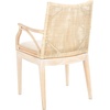 image:imageSAFAVIEH Furniture  Gianni Rattan Arm Chair  Brown amp Black  Solid Wood  Coastal OpenArm Design  Ideal for Living Room Sunroom Bedroom 198 Seat Height SEA4011ANatural  White Washed
