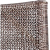 image:imageSAFAVIEH Furniture  Gianni Rattan Arm Chair  Brown amp Black  Solid Wood  Coastal OpenArm Design  Ideal for Living Room Sunroom Bedroom 198 Seat Height SEA4011ABrown White WashBrown Legs Dark Brown Cushion