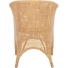 image:imageSAFAVIEH Home Collection  Taina Coastal Natural Rattan Accent Chair with Cushion Barrel Back Design Fully Assembled ACH6534ANaturalWhite