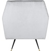 image:imageSafavieh Accent Chair Normal Light Grey VelvetLight Grey