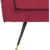 image:imageSafavieh Accent Chair Normal Light Grey VelvetMaroon