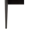 image:imageSafavieh Couture Collection Dilan White and Light Brown Leather Safari ChairBlack  Black