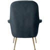 image:imageSafavieh Couture Home Aimee Retro Glam Dusty Rose Pink Velvet Arm ChairNavy  Gold