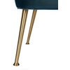 image:imageSafavieh Couture Home Aimee Retro Glam Dusty Rose Pink Velvet Arm ChairNavy  Gold