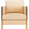 image:imageSafavieh Couture Home Reign Cream Velvet and Gold Club ChairCream