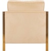 image:imageSafavieh Couture Home Reign Cream Velvet and Gold Club ChairCream