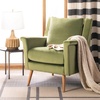 image:imageSafavieh Home Astrid Navy and Natural Oak MidCentury Arm ChairOlive  Natural