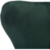 image:imageSafavieh Home Blair Retro Glam Shale Velvet and Gold Wingback Accent ChairForest Green  Gold