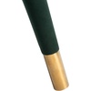 image:imageSafavieh Home Blair Retro Glam Shale Velvet and Gold Wingback Accent ChairForest Green  Gold
