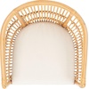 image:imageSafavieh Home Collection Olivia Rattan Cushion Accent Chair NaturalWhiteNatural  White