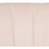 image:imageSafavieh Home June Retro Glam Blush Pink Velvet and Natural Accent ChairBlush  Natural