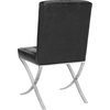image:imageSafavieh Home Walsh Navy Velvet and Chrome Tufted Side ChairBlack