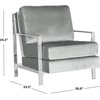 image:imageSafavieh Walden Accent Chair Normal NavyLight Grey