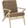 image:imageSafavieh Home Varys Light Brown Faux Leather and White Wash Accent Chair
