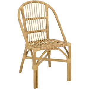 image:imageSAFAVIEH Furniture  Oksana Woven Accent Chair  Natural Rattan  Fully Assembled  Ideal for Living Room Bedroom Dining Space 177 Seat Height ACH9904ANatural