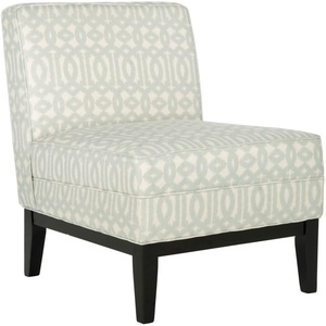 image:imageSAFAVIEH Mercer Collection Armond Accent ChairSilver  Cream